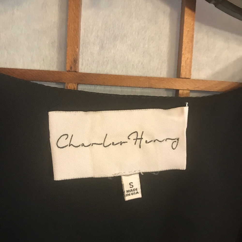 Black semi sheer preowned dress - Picture 5 of 5